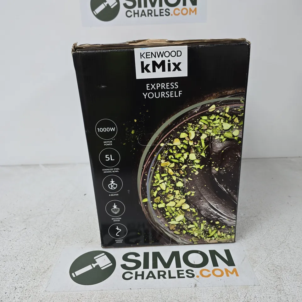KENWOOD KMIX STAND MIXER – 1000W, 5L STAINLESS STEEL BOWL, BOXED