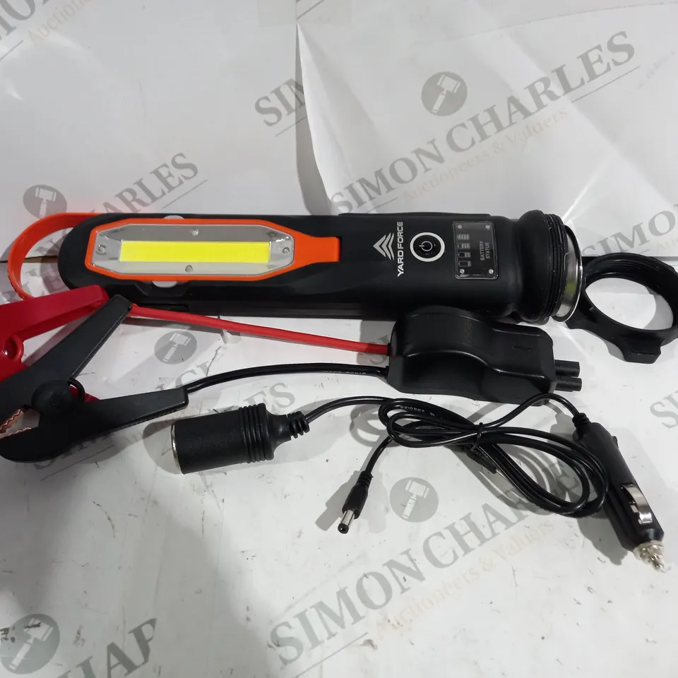 YARD FORCE 12V MULTI FUNCTION TORCH & JUMP STARTER