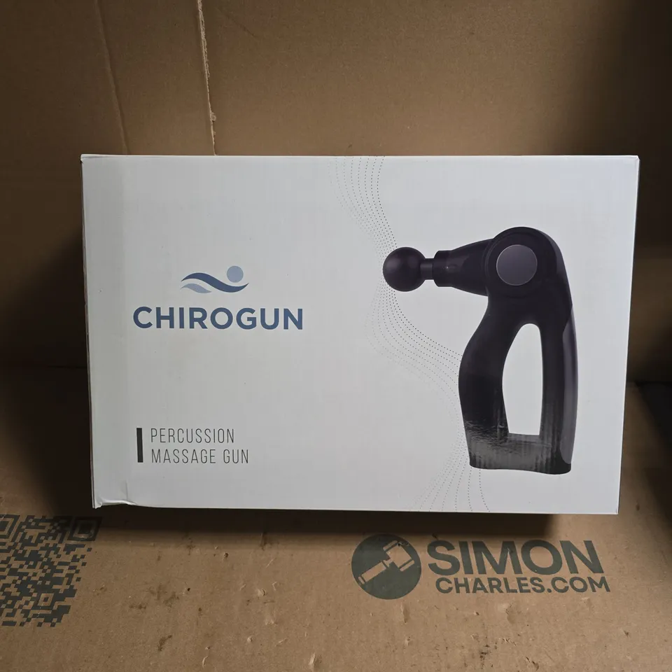 CHIROGUN PERCUSSION MASSAGE GUN – BOXED