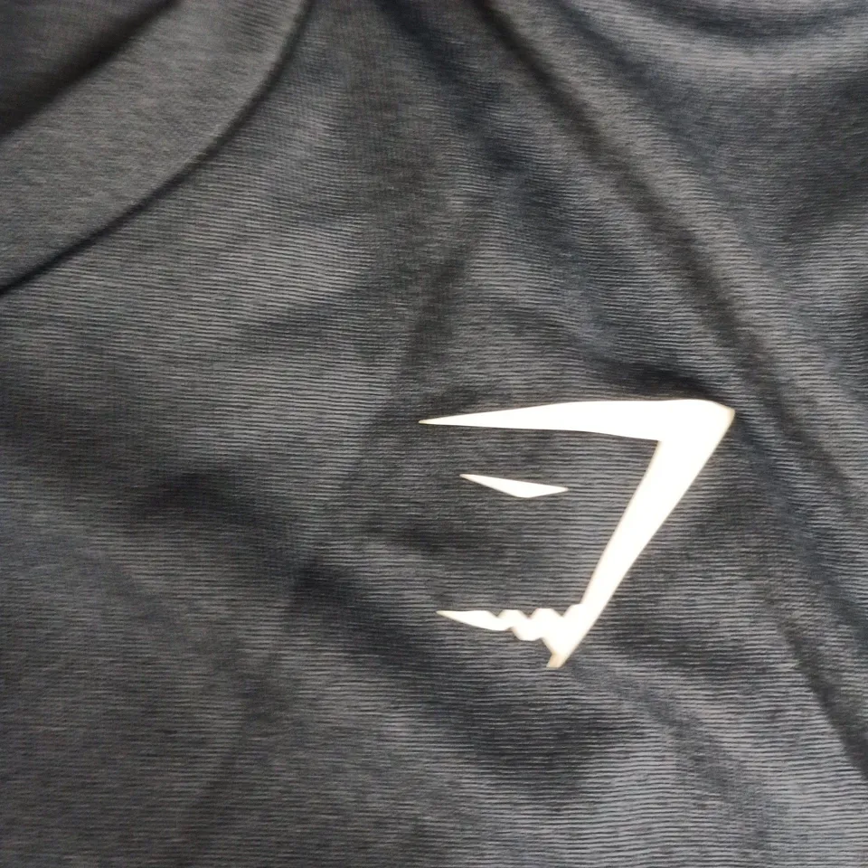 GYMSHARK MEN'S T-SHIRT – NAVY, UK M