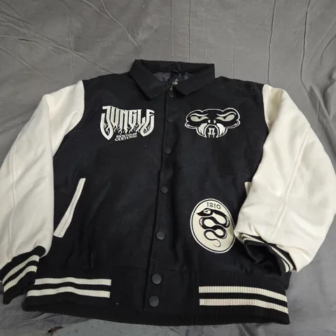 CONCRETE JUNGLISTS X LARGE VARSITY JACKET 