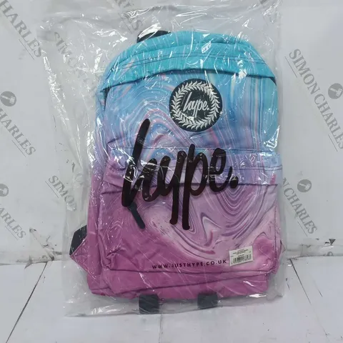 HYPE UNISEX TEAL PURPLE CREST BACKPACK