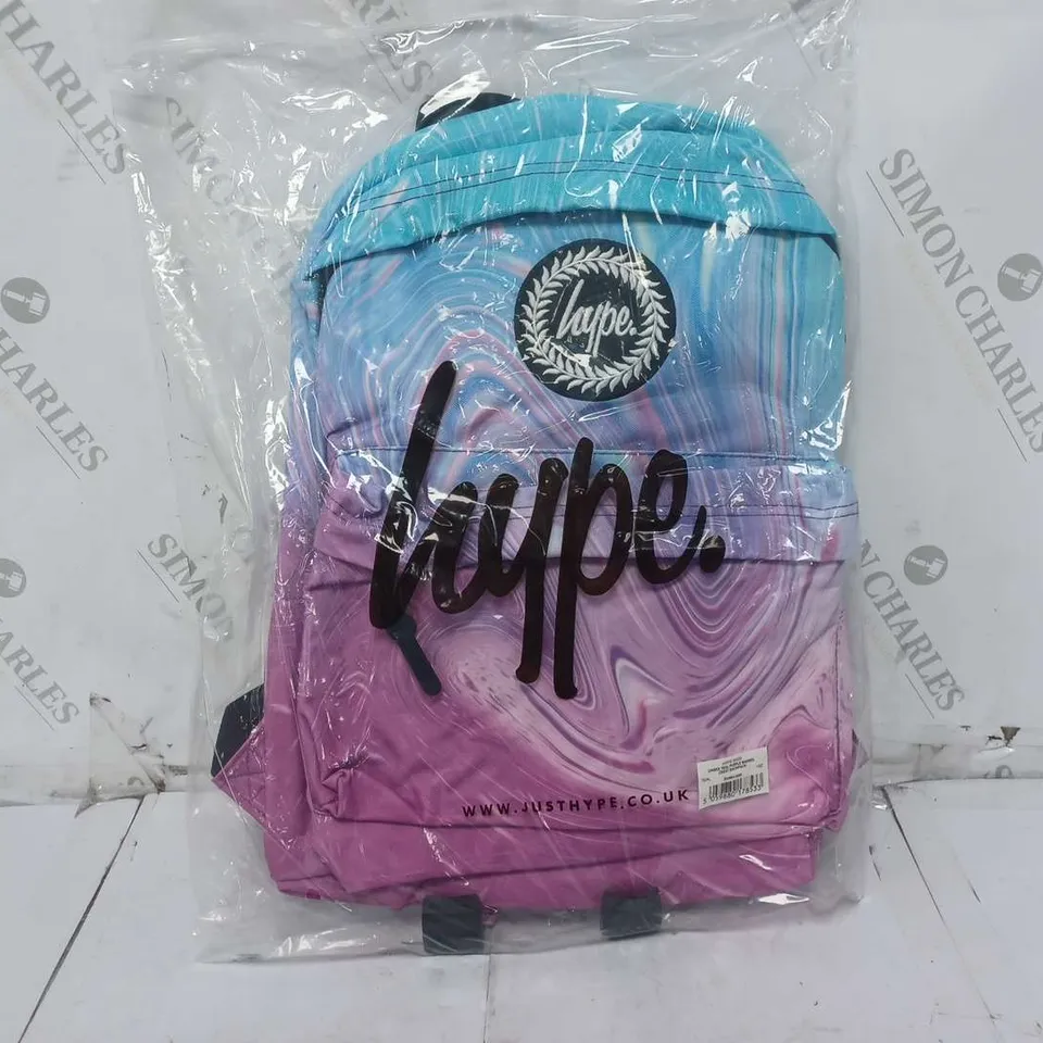 HYPE UNISEX TEAL PURPLE CREST BACKPACK