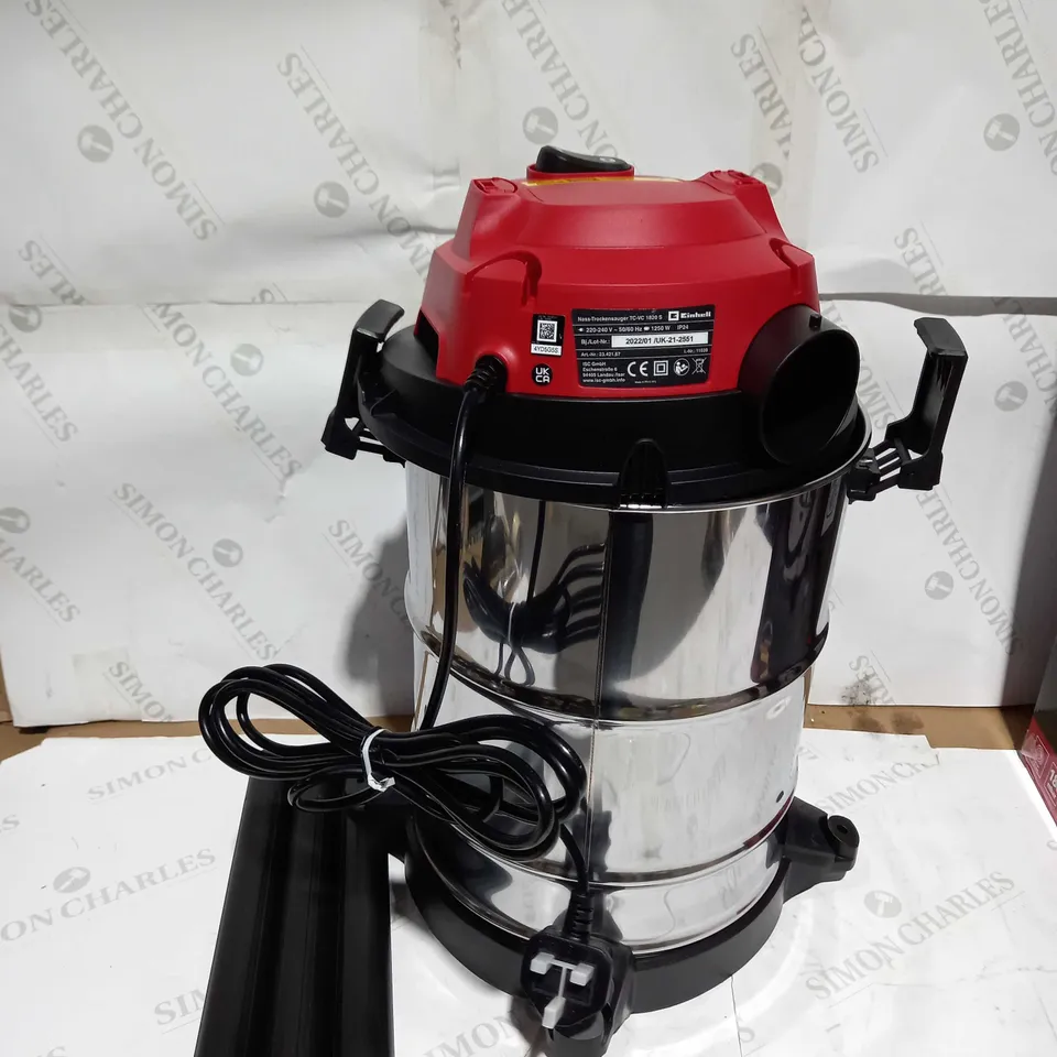 EINHELL 2342167 TC-VC 1820 S WET AND DRY VACUUM CLEANER