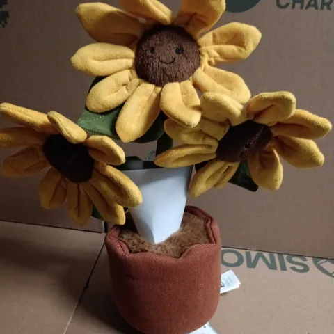 JELLYCAT AMUSEABLES SUNFLOWER PLUSH IN POT
