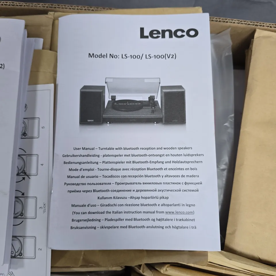 LARGE QUANTITY OF ASSORTED LENCO TURNTABLE MANUALS
