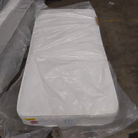 QUALITY BAGGED QUILTO 3' SINGLE MEMORY SPRUNG OPEN COIL MATTRESS
