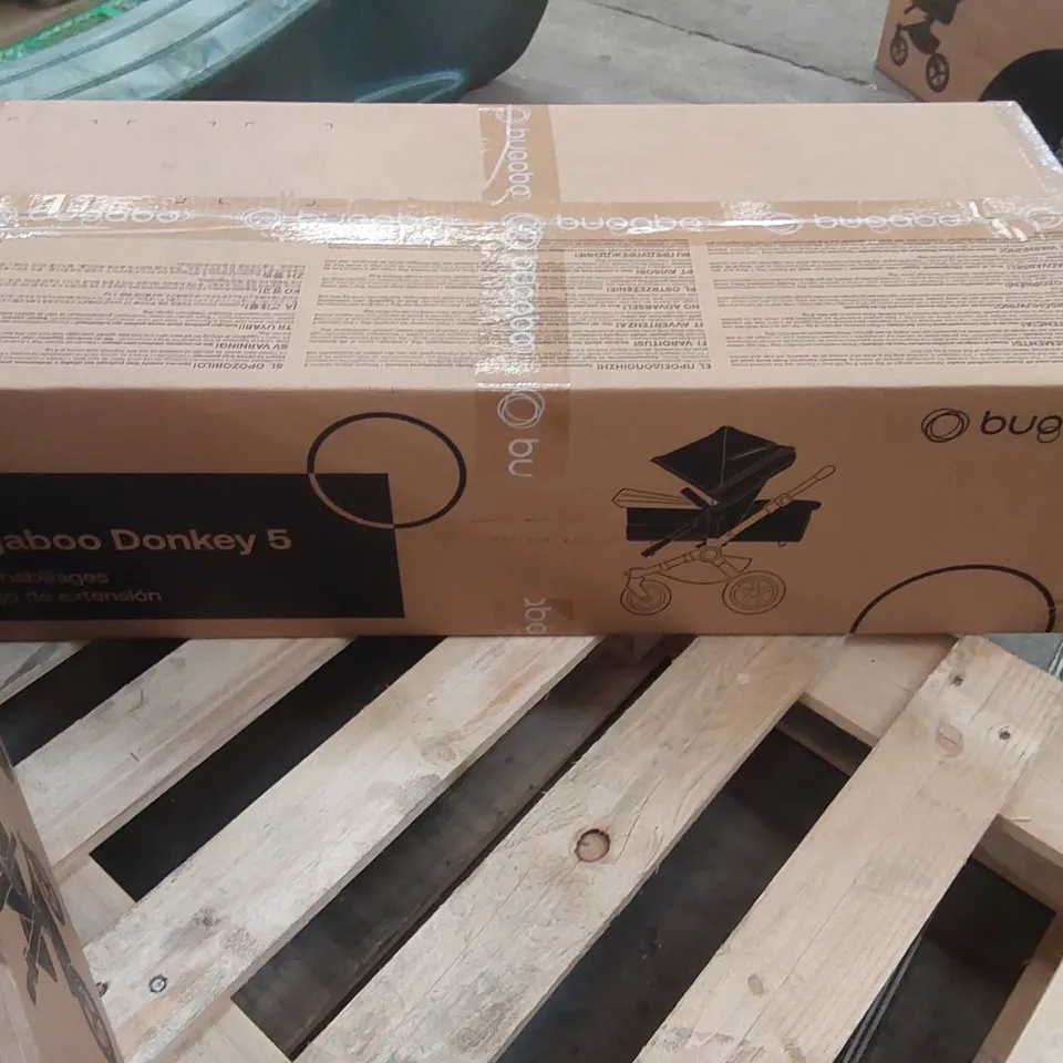 BOXED BUGABOO DONKEY5 TWIN EXTENSION COMPLETE - GREY MELANGE (2 BOXES) RRP £1659.99