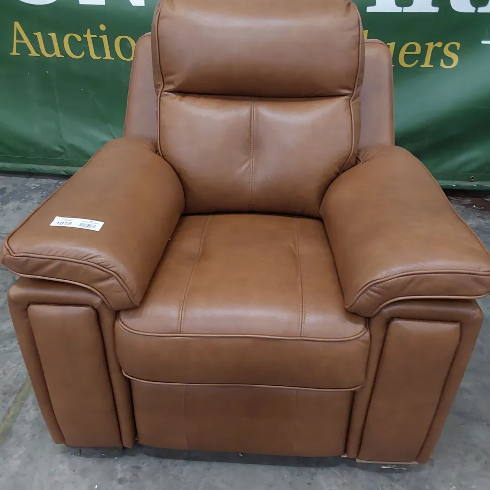 QUALITY BRITISH DESIGNER G PLAN HANNINGTON ARMCHAIR DALLAS TAN LEATHER 