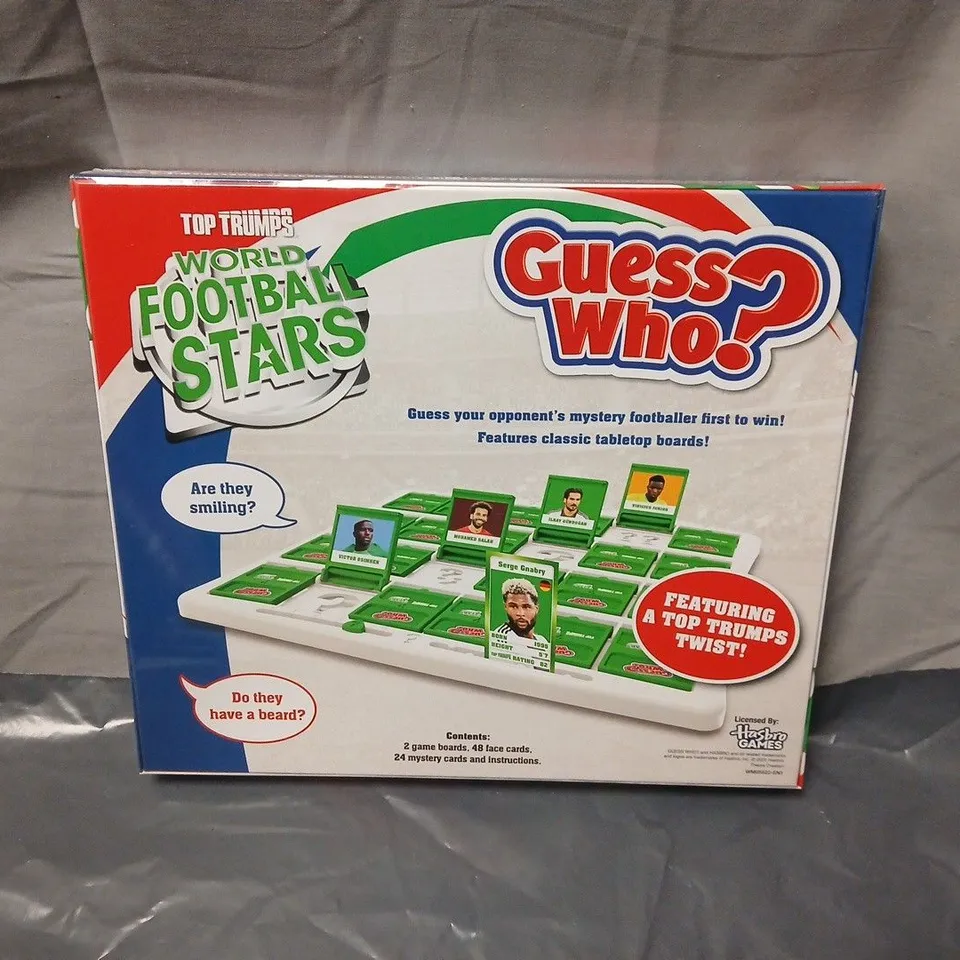 SEALED GUESS WHO? WORLD FOOTBALL STARS EDITION 