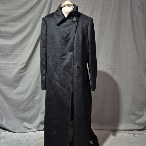 HOBBS PETITE LIVIA COAT – BLACK – UK 12 PETITE