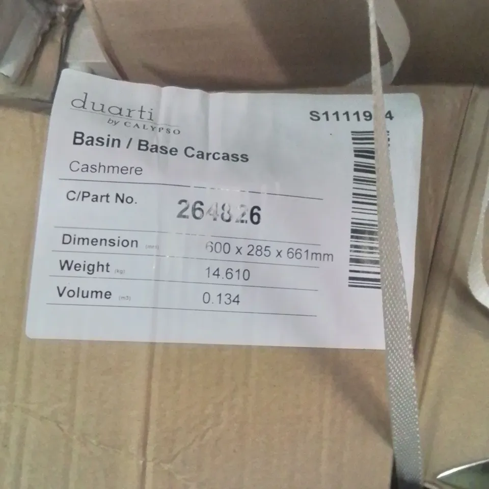 PALLET OF ASSORTED BATHROOM PRODUCTS TO INCLUDE;BASIN CARCASS,300 BASE CARCASS H661,BATHROOM CABINET