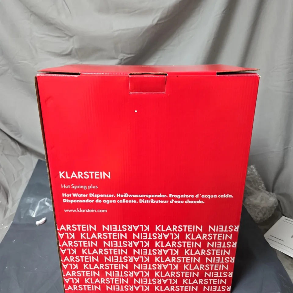 KLARSTEIN HOT SPRING PLUS HOT WATER DISPENSER – BLACK