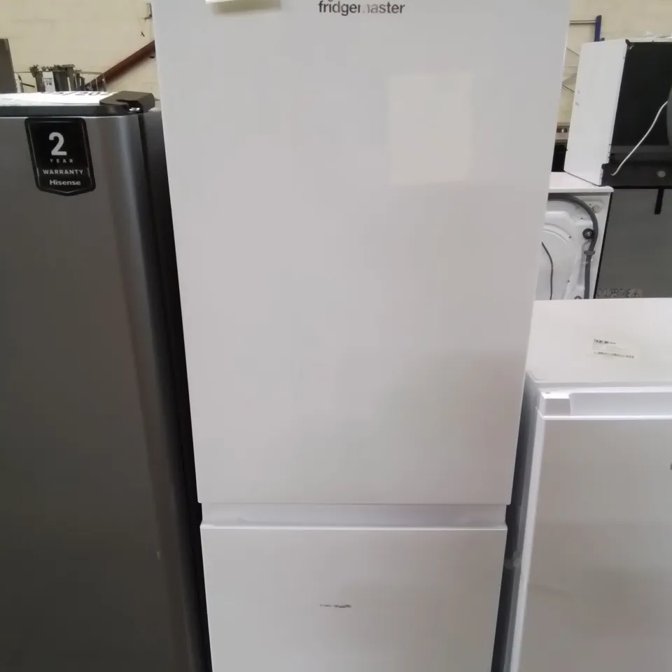 FRIDGEMASTER 50CM WIDE FREESTANDING 60/40 FRIDGE FREEZER IN WHITE - (MC50175A)