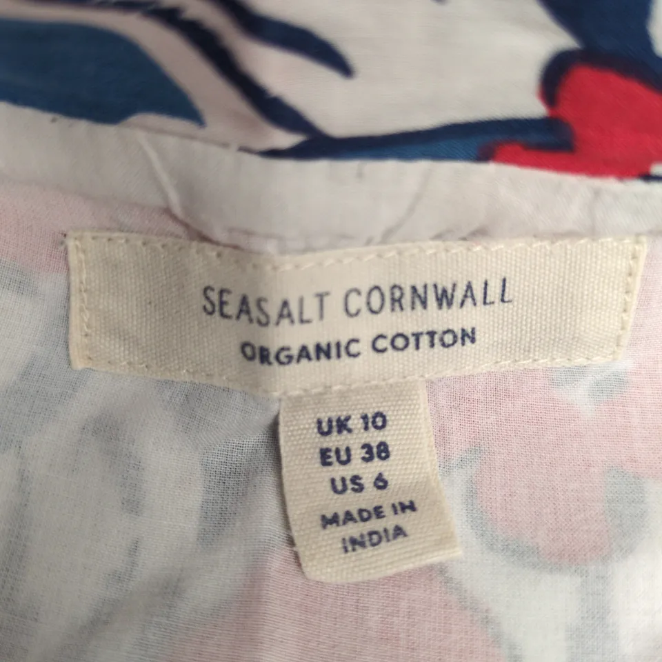 SEASALT CORNWALL FLORAL DRESS – ORGANIC COTTON, UK 10 (EU 38)