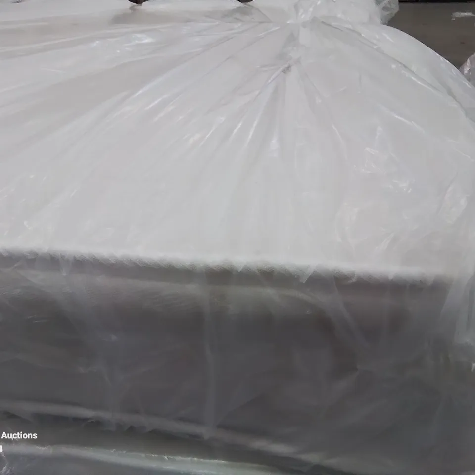 BAGGED DEEP QUILTED HYBRID OPEN COIL DOUBLE 4'6" MATTRESS 