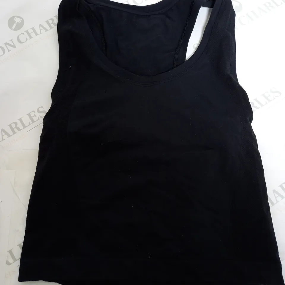 SWEATY BETTY VEST TOP IN BLACK - XS