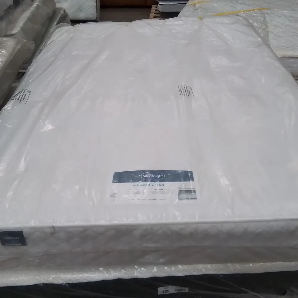 QUALITY BAGGED SILENTNIGHT MIRACOIL ORTHO DOUBLE MATTRESS 