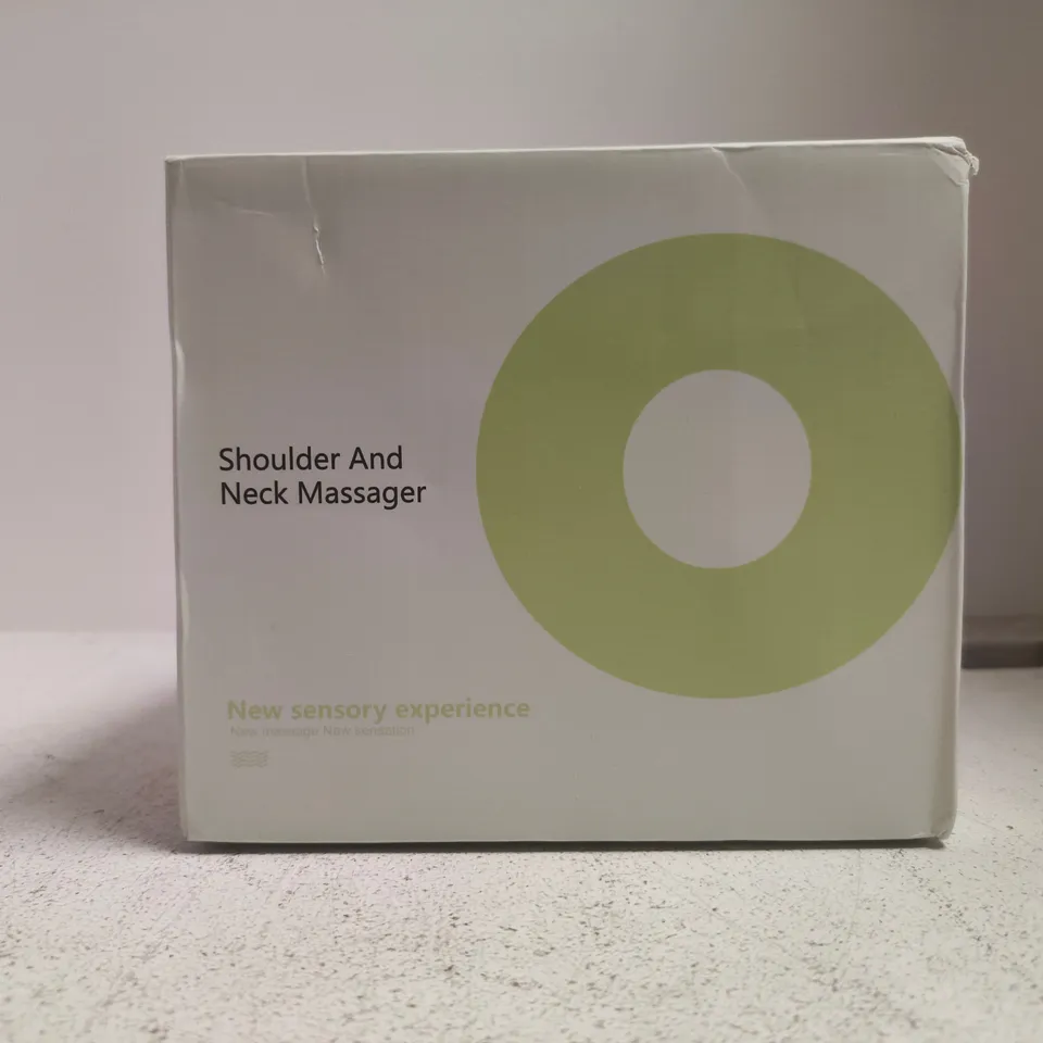 SHOULDER AND NECK MASSAGER – BOXED