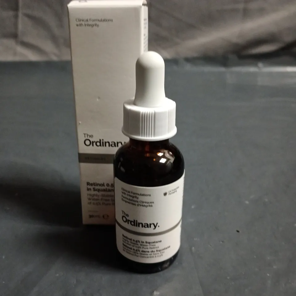 THE ORDINARY RETINOL 0.5% IN SQUALANE – 30ML (BOXED)