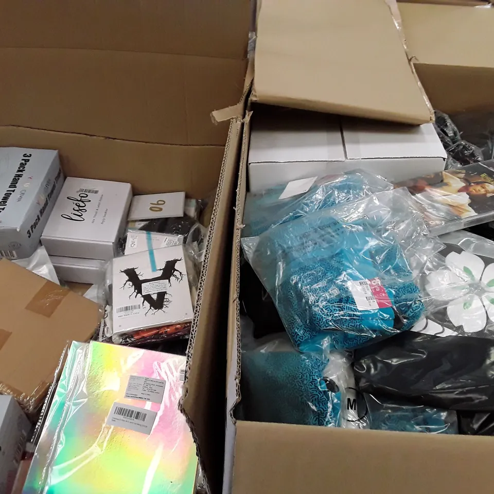 PALLET OF ASSORTED PRODUCTS TO INCLUDE; HAND TOWEL TRAYS- WONG FEI HUNG - BRA BAG ECT 