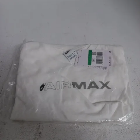 NIKE AIR MAX KIDS T‑SHIRT – WHITE, SIZE XL