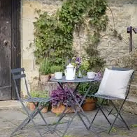 BOXED SET OF 4 RIVE DROITE BISTRO CHAIRS - CARBON