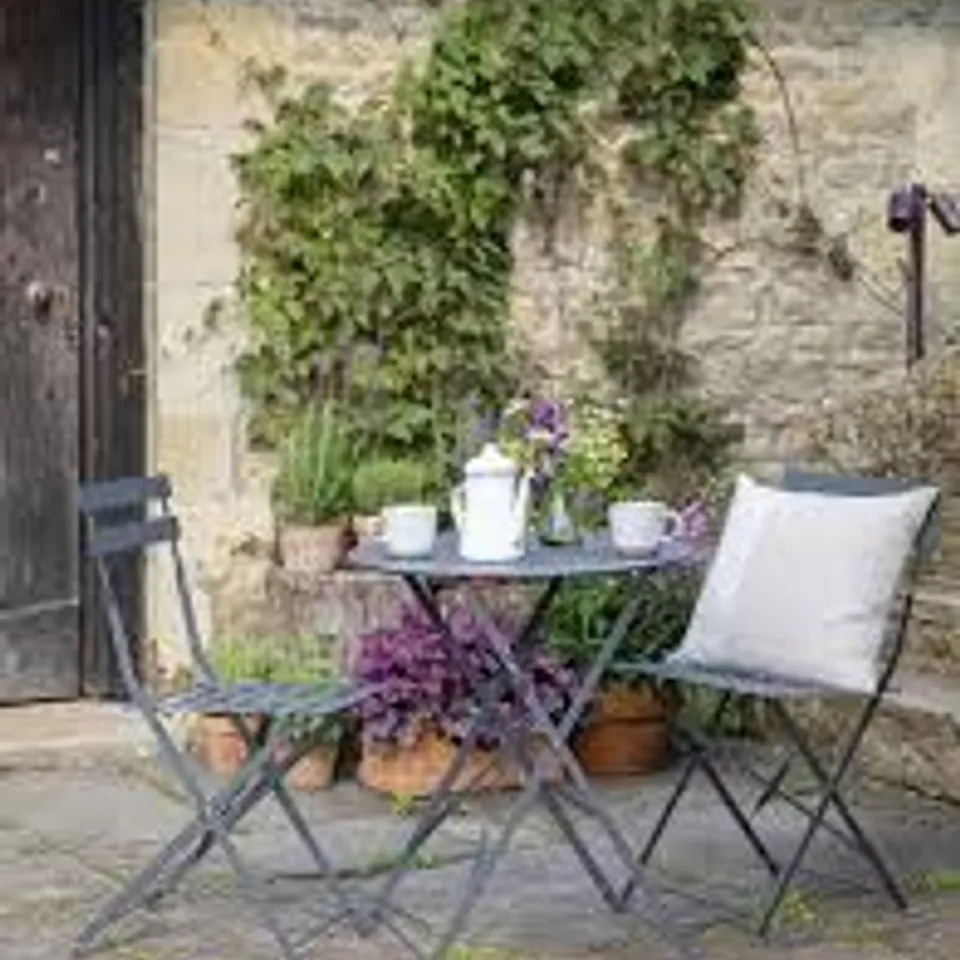 BOXED SET OF 4 RIVE DROITE BISTRO CHAIRS - CARBON