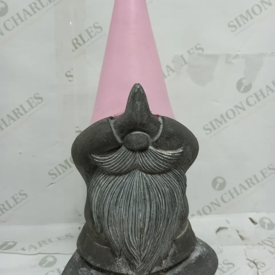 MY GARDEN STORIES SOLAR LED YOGA GNOME - PURPLE