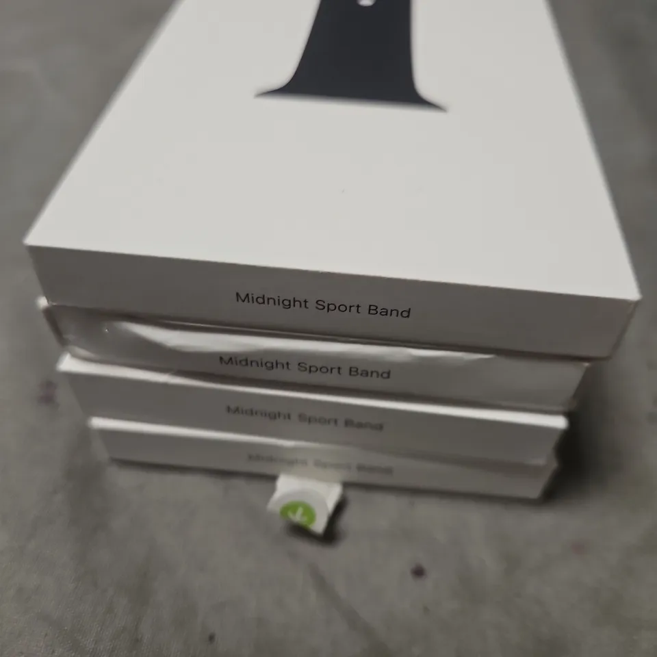 APPLE WATCH MIDNIGHT SPORT BAND – SET OF 4 (46MM M/L X2, 45MM S/M)