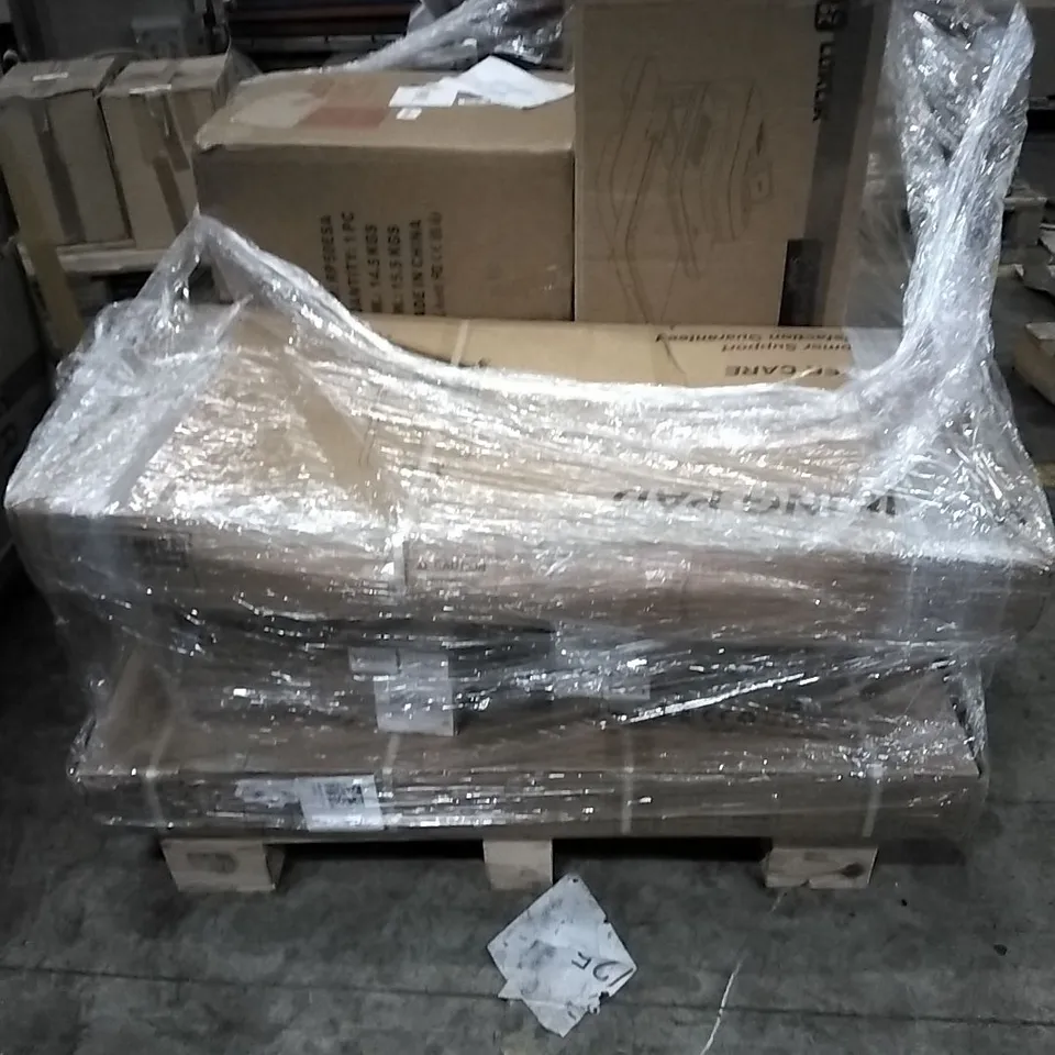 PALLET OF HOUSEHOLD ITEMS TO INCLUDE WALKING PAD, SAFE, ELECTRIC BIKE AND OTHER ASSORTED ITEMS...