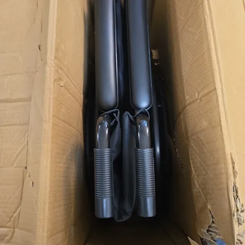 BLACK FOLDING WHEELCHAIR