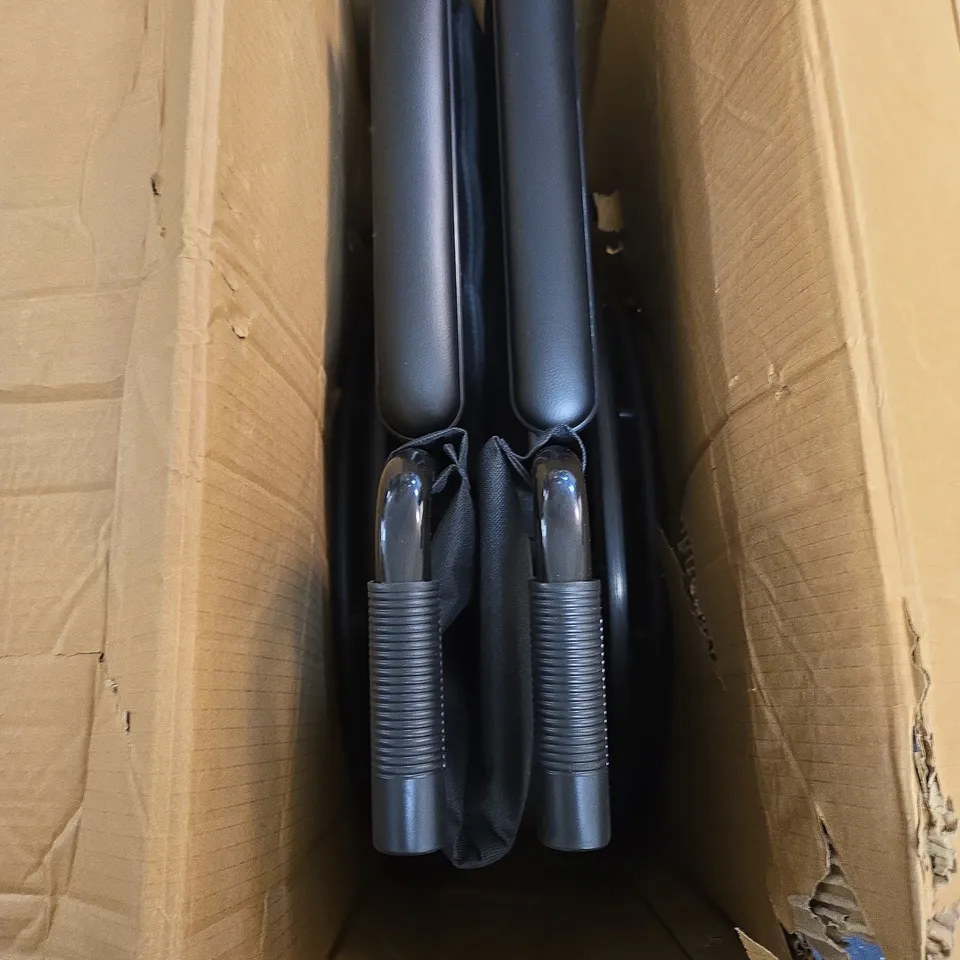 BLACK FOLDING WHEELCHAIR