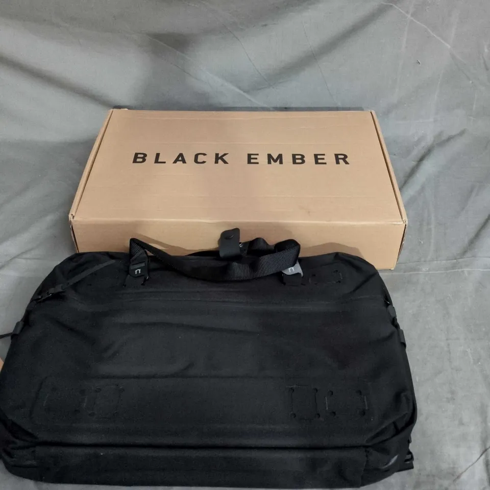BLACK EMBER FORGE 20 LAPTOP BACKPACK – BLACK (BOXED)