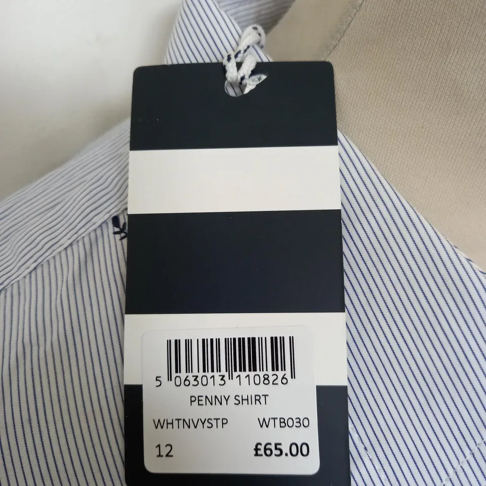 CREW CLOTHING COMPANY PENNY SHIRT SIZE 12