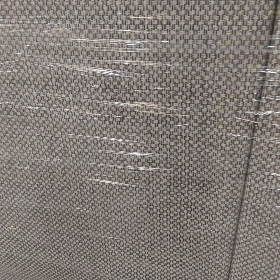 BAGGED DESIGNER 120cm FABRIC UPHOLSTERED HEADBOARD - GREY