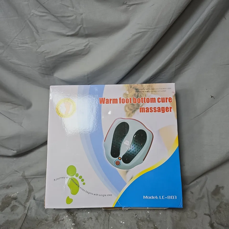 WARM FOOT BOTTOM CURE MASSAGER BOXED