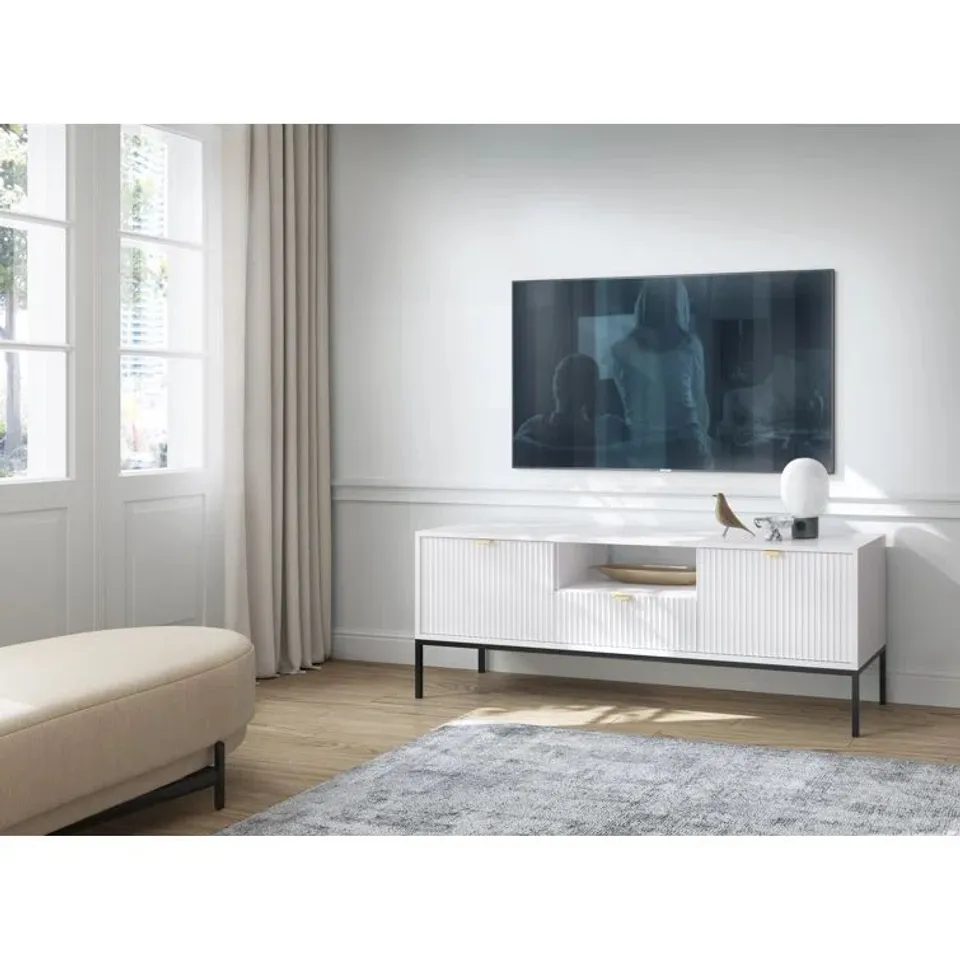 BOXED TRISTIAN NOVA TV CABINET 154CM (2 BOXES)