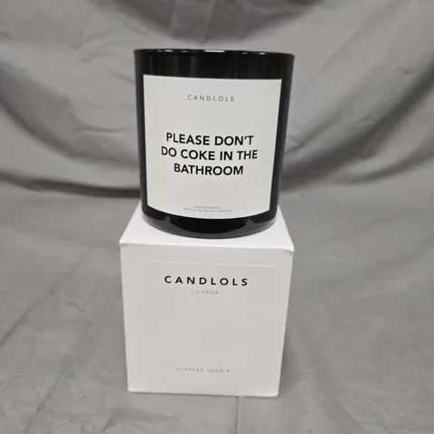 CANDLOLS SCENTED CANDLE IN A GLASS JAR