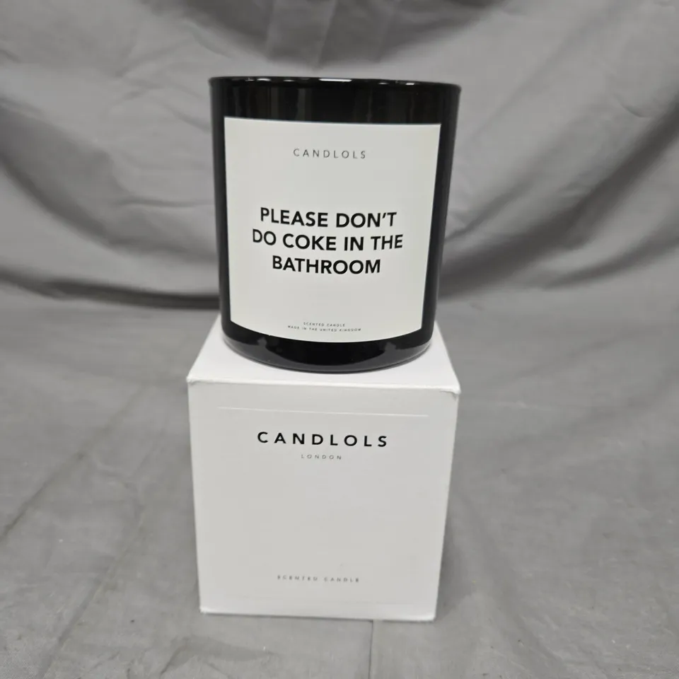 CANDLOLS SCENTED CANDLE IN A GLASS JAR