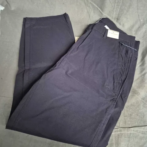 CRAGHOPPERS ACTIVE FIT WOMEN'S TROUSERS – NAVY, UK 12 SHORT