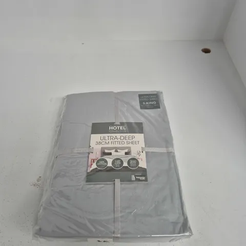 HOTEL COLLECTION ULTRA-DEEP FITTED SHEET – 38CM POCKET DEPTH (SIZE: S.KING)