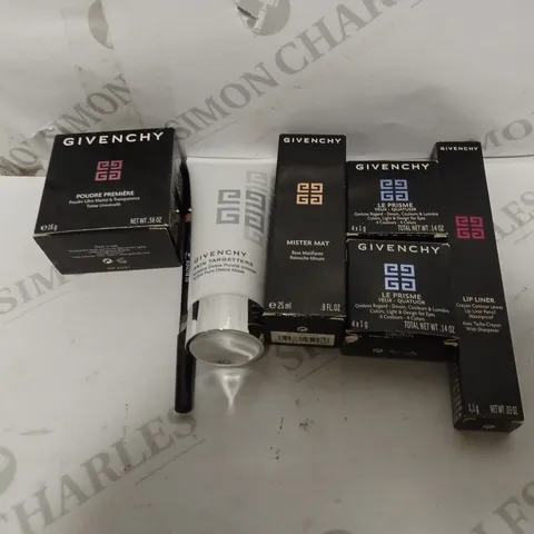 LOT OF APPROXIMATELY 33 GIVENCHY PRODUCTS TO INCLUDE SKIN TARGETTERS DETOX MASK, GIVENCHY POUDRE PREMIERE MAT & TRANSLUCENT FINISH LOOSE POWDER - UNIVERSAL NUDE, MISTER MAT MATIFYNG PRIMER, ETC