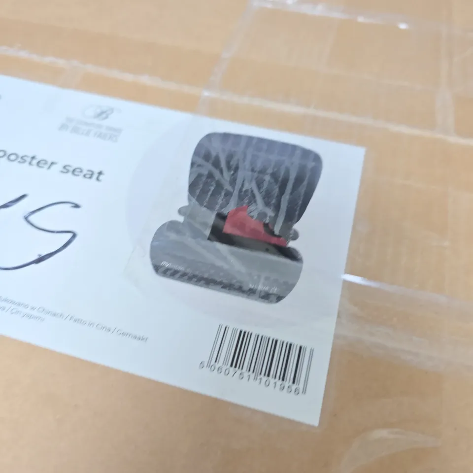 BOXED MY BABIIE MBCS23 HIGH-BACK BOOSTER R129 CAR SEAT WITH ISOFIX - QUILTED BLACK 