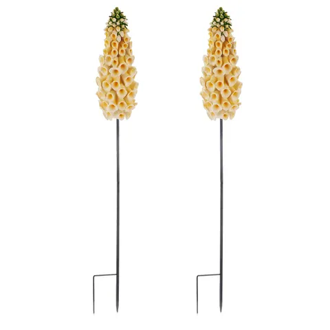 MY GARDEN STORIES SET OF 2 FOXGLOVES GARDEN STAKES