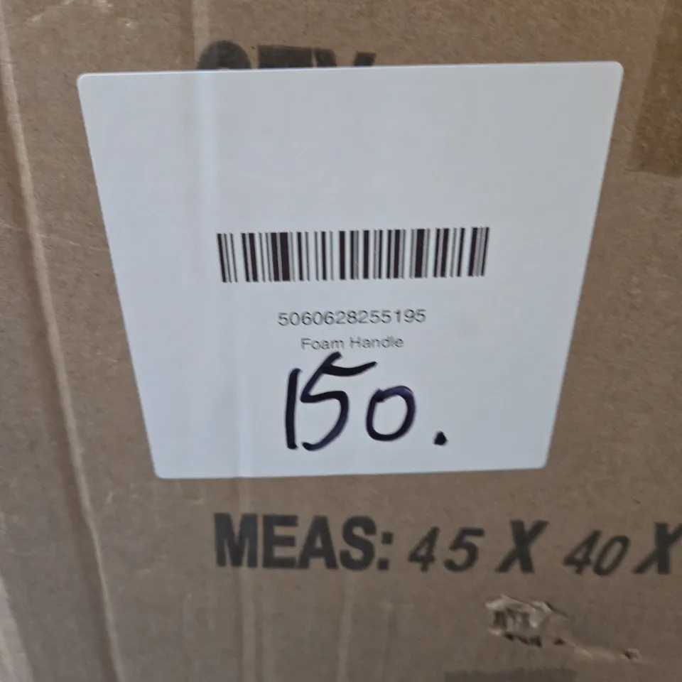 BOX OF APPROXIMATELY 130 LISA FIT FOAM HANDLE SPARES FOR RESISTANCE BAND SET IN BLACK