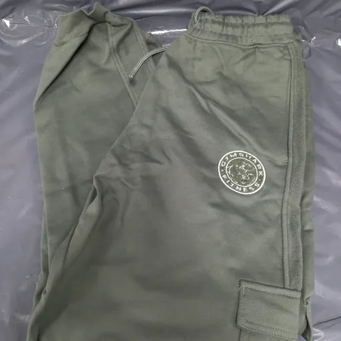 GYMSHARK LEGACY JOGGERS IN GREEN - SMALL