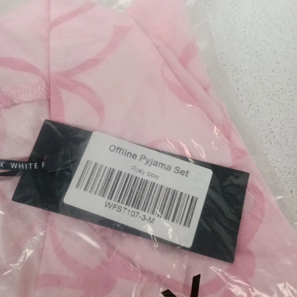 WHITE FOX OFFLINE PYJAMA SET - SIZE M