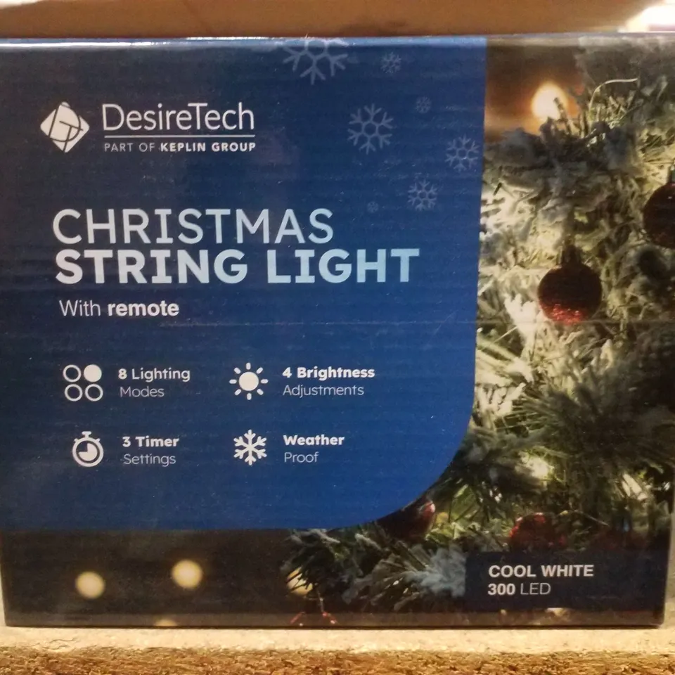 BOXED DESIRETECH CHRISTMAS STRING LIGHT WITH REMOTE