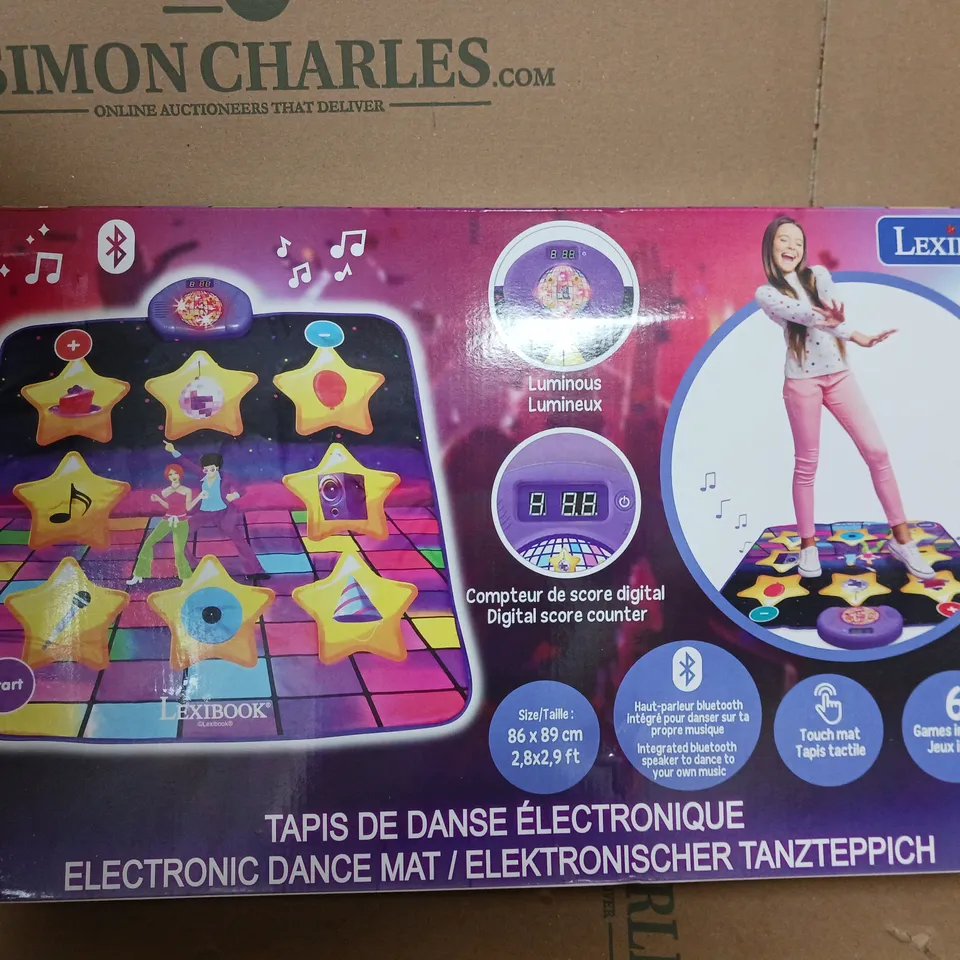 LEXIBOOK ELECTRONIC, BLUETOOTH AND LUMINOUS DANCE MAT WITH 6 GAME MODES